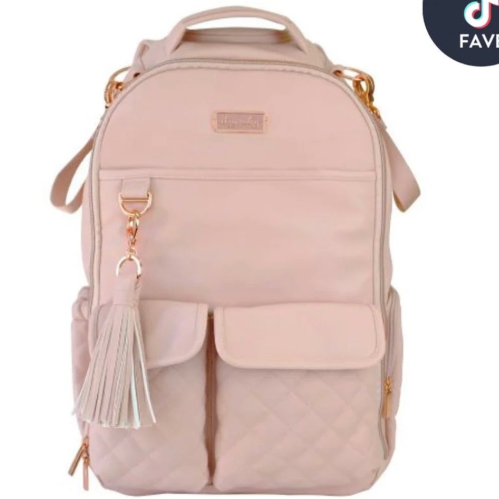 Itzy Ritzy Boss Diaper Bag Blush